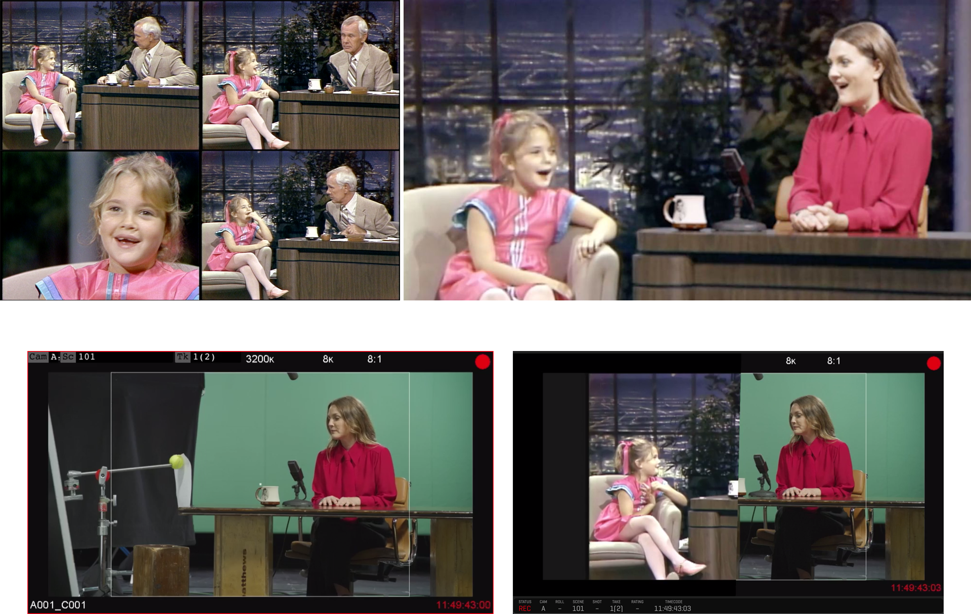 Main Promo: Drew interviewing herself.